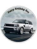 Range Rover Edible Icing Cake Topper 02