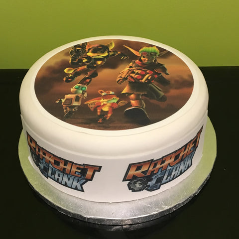 Ratchet & Clank Edible Icing Cake Topper 01