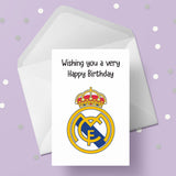 Any Football Badge Birthday Card