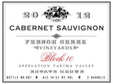 Red Wine Label Edible Icing Topper 02 - Cabernet Sauvignon