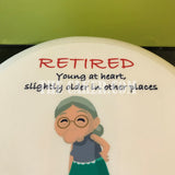 Retirement Edible Icing Cake Topper 11