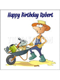 Retirement Edible Icing Cake Topper 06