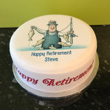 Retirement Edible Icing Cake Topper 09
