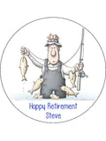 Retirement Edible Icing Cake Topper 09
