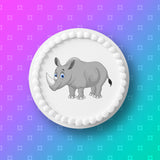 Rhino Edible Icing Cake Topper