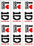 One Direction / 1D 01 Edible Icing Cake Topper