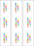 100th Birthday Balloons Edible Icing Cake Topper or Ribbon