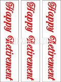 Retirement Edible Icing Cake Topper 11