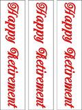 Retirement Edible Icing Cake Topper 10