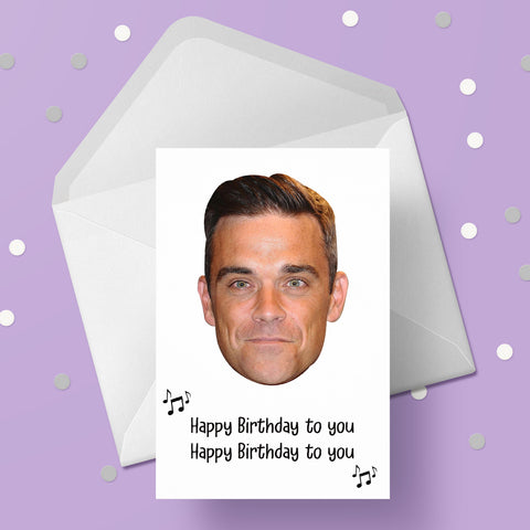 Robbie Williams 03 Birthday Card