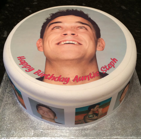 Robbie Williams 01 Edible Icing Cake Topper
