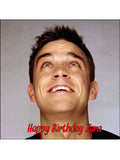Robbie Williams Edible Icing Cake Topper 01