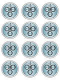 Watch Face Edible Icing Cake Topper 04