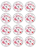 Roller Skating Edible Icing Cake Topper 01