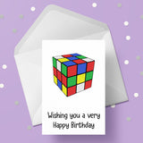 Rubix Cube Birthday Card