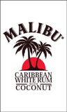 Malibu Rum Label Edible Icing Topper