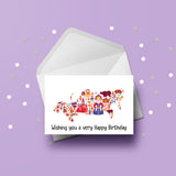 Russia Birthday Card - Russian Theme Card