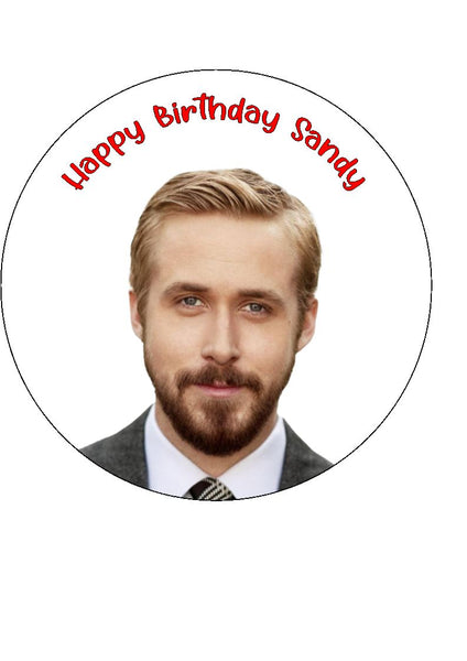 Ryan Gosling Edible Icing Cake Topper 03