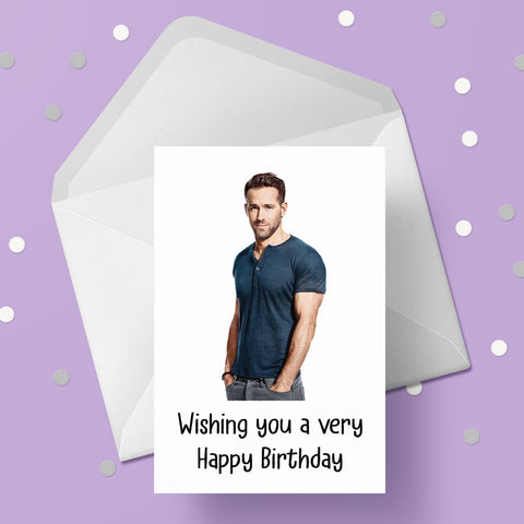 Ryan Reynolds 01 Birthday Card