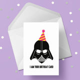 Star Wars Darth Vader Funny Birthday Card