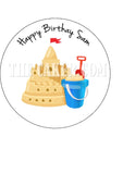Sand Castle Edible Icing Cake Topper