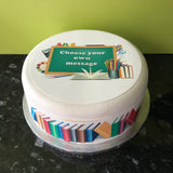 School Theme Edible Icing Cake Topper