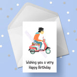 Scooter Birthday Card 04