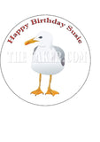Seagull Edible Icing Cake Topper or Ribbon