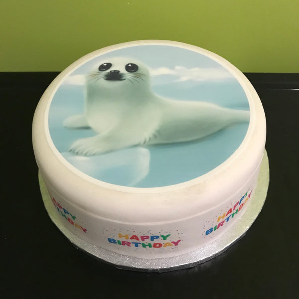 Seal Edible Icing Cake Topper