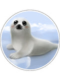 Seal Edible Icing Cake Topper