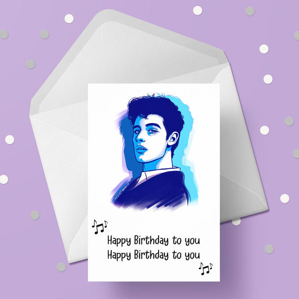 Shawn Mendes Birthday Card 03