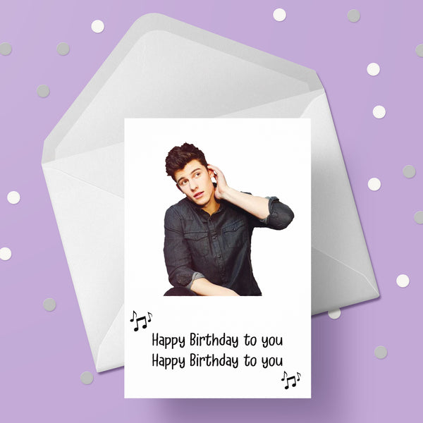Shawn Mendes Birthday Card 05