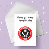 Any Football Badge Birthday Card