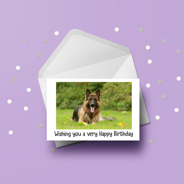 German Shepherd 02 Birthday Card