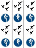 Clay Pigeon Shooting 01 Edible Icing Cake Topper or Ribbon