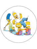 The Simpsons Edible Icing Cake Topper