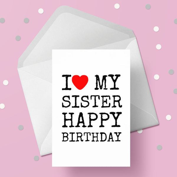 Sister Birthday Card 03
