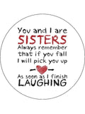 Sister Edible Icing Cake Topper 04
