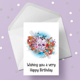 Skull Birthday Card 02