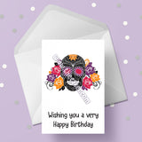 Skull 03 Birthday Card
