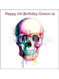 Skull Edible Icing Cake Topper 04