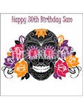 Skull Edible Icing Cake Topper 03