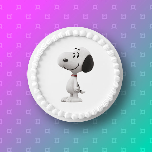 Snoopy Edible Icing Cake Topper 01