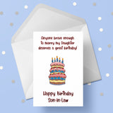 Son in Law Birthday Card 01