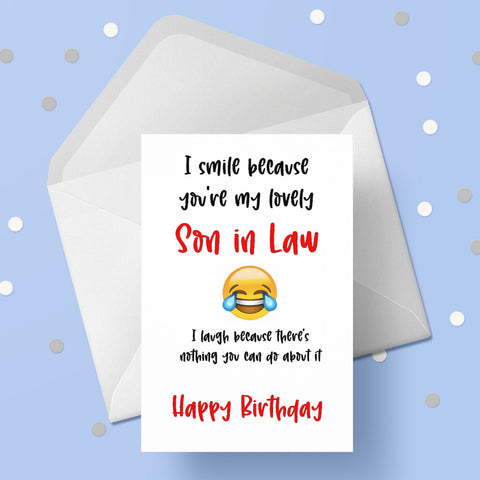Birthday Card for Son in Law 02
