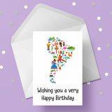 South America Birthday Card - South American Theme