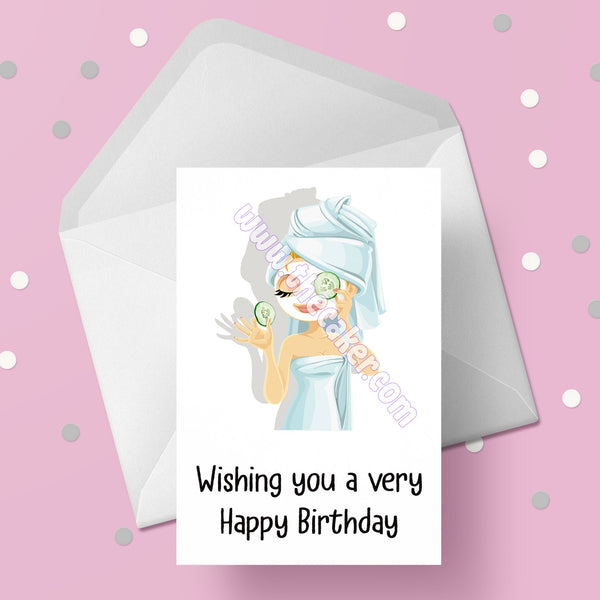 Spa Beauty Day Card