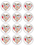 Spain Love Spanish Edible Icing Cake Topper