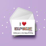 Spice Girls Birthday Card 02