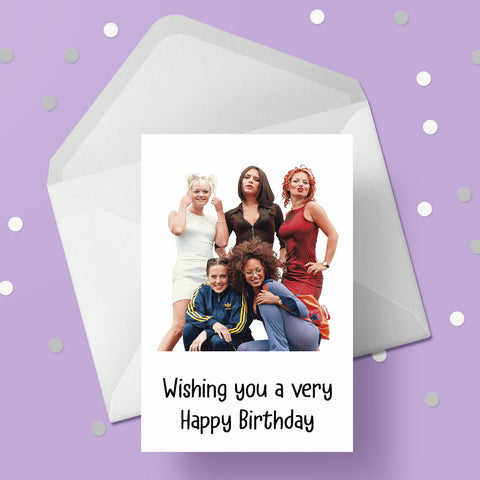 Spice Girls 03 Birthday Card